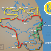 Tour de Broads South Route Map